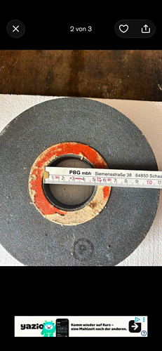 Schleifscheibe rund 200 ø - 200, mm