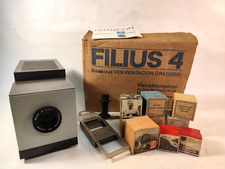DDR Filius 4 Diabetrachter Dia Bildwerfer Rollfilm Projektor Friedensfahrt 1955