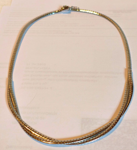 Silber halskette 835 - halskette,