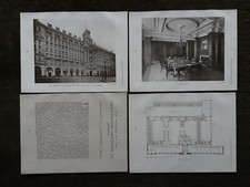 Original antiker Druck Calico