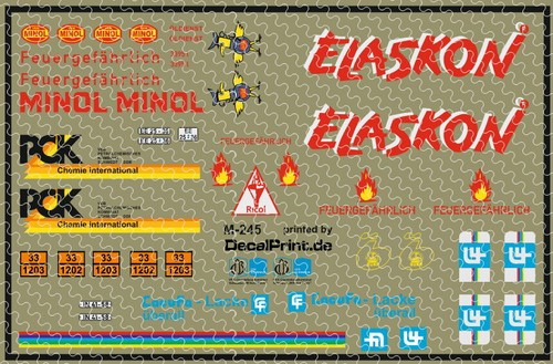 Decals satz ddr - chemie,
