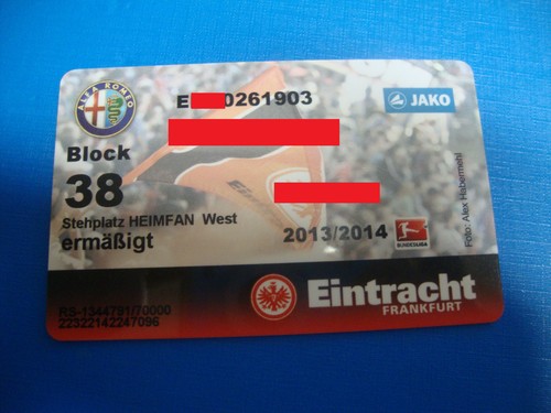 2013 ticket dauerkarte - 2013,