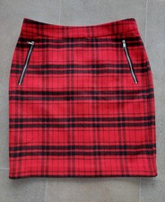 NEU! Manguun Collection StiefelRock Rock kariert in schwarz/rot Gr.36 Wollrock