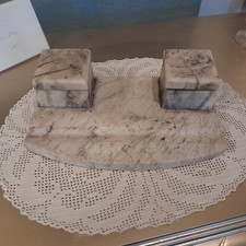 Schreibtischgarnitur Marmor