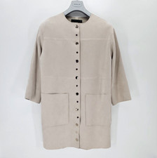 Zara Damen Eleganter Langer Jacket Blazer Übergangsjacke Wildleder in Gr. L