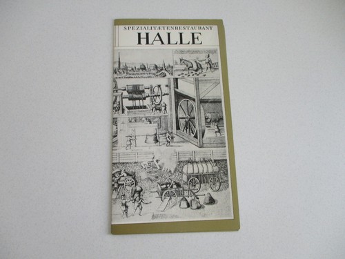 Ddr speisekarte halle - halle, (saale)