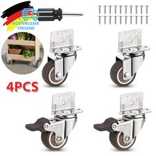 4x Klein Lenkrollen Rollen
