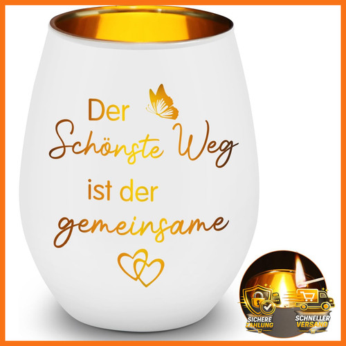 Windlicht glas mit gravur - windlicht,