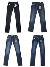 BLUE MONKEY JEANS B- WARE BLAUTÖNE SCHWARZ SKINNY BASIC  STRETCH JEGGINS FRANSEN