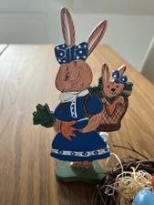 Osterdeko: Hase aus Holz