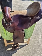 Trekkingsattel Wanderreitsattel Braun