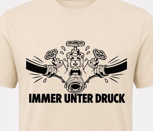 Tshirt feuerwehr immer - tshirt, unter