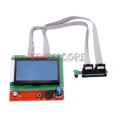 12864 LCD Display 3D Printer Controller +Adapter For RAMPS 1.4 Reprap Mendel