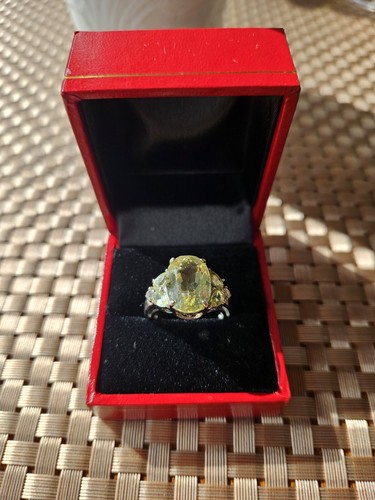 Ring citrin silber - citrin, gr