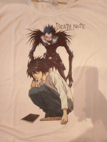 Death note manga shirt - death, xl