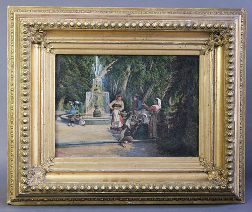 Italienische parklandschaft - italienische,