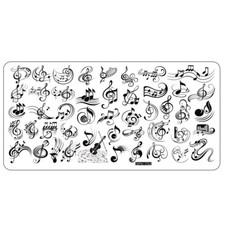 Noten Stamping Schablone