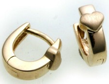 Ladies earrings hinged hoop - hinged,