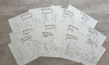 12 Volkslieder für Akkordzither, Unterlegnoten mit zwei Spielmöglichkeiten