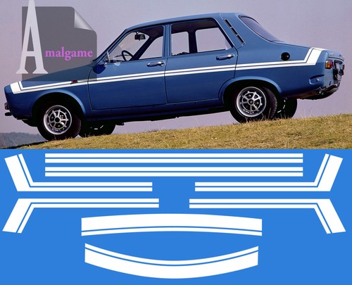 Weisse streifen für renault - weisse,