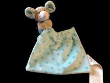 KIK Ergee Schmusetuch Maus blau Punkte TOP