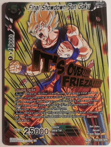 Final showdown son goku - final,