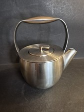 Teekanne Edelstahl mit Siebfilter von Bodum  Designer C.Jorgensen Dänemark 