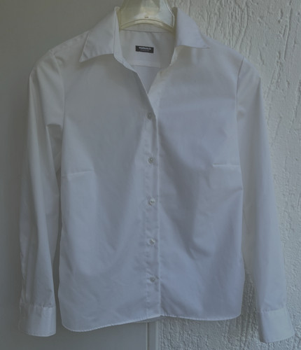 Bluse hemd cotton 100 weiß - bluse, 100%