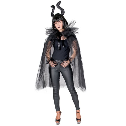Halloween umhang aus tüll - halloween,
