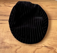 100%ORIG DOLCE&GABBANA DG FLAT CAP SCHIEBERMÜTZE MÜTZE GR.58 5 1/2 SCHWARZ