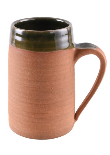 Historischer bierkrug aus ton - historischer,
