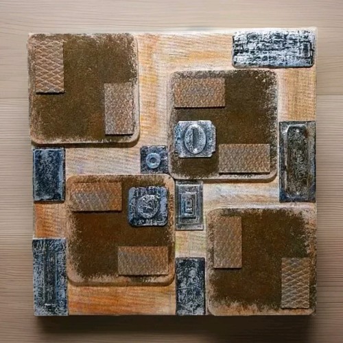 Acryl bild abstrakt - acryl,