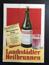altes Werbeplakat Aufsteller - Lauchstädter Heilbrunnen