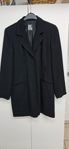 Gehrock schwarz 38 mit - schwarz,