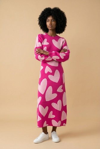 Julyliebe herz strickkleid - julyliebe,