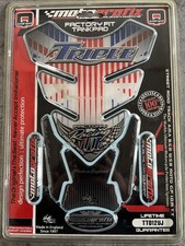 MOTOGRAFIX TT012UJ TANKPROTEKTOREN AUFKLEBER 3D GEL TANKPAD TIPLEFLAG J0054