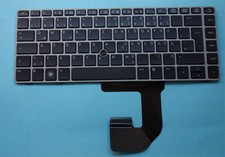Tastatur HP Compaq EliteBook 8460P 8470p 8470w 6460B silber Rahmen Keyboard DE