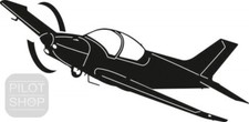 Aufkleber Ultraleichtflugzeug Pioneer 300, Asso V -silber-
