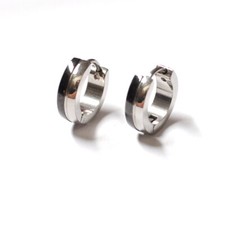 Edelstahl Creolen Schnapp