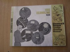 Ford Econoline 1986 Wiring diagram Electrical manual Schaltpläne Handbuch