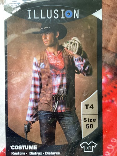 Herren cowboy shirt - 3d,