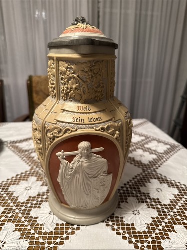 Antiker steinkrug villeroy - antiker,