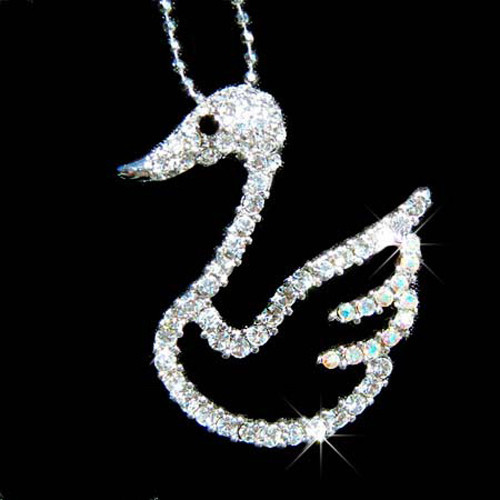 Swan aus swarovski - aus,