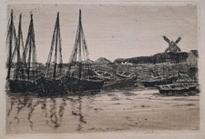 WALTER LEISTIKOW 2 x Originalradierung Buch Lovis Corinth Das Leben Berlin 1910