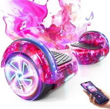 Defekt: SISIGAD Hoverboard für Kinder (6–12 Jahre) – 6,5″ Räder mit LED-Lichtern