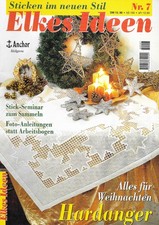 Elkes Ideen - Sticken im neuen Stil - Hardanger  Heft Nr.  7