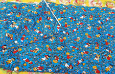 DDR Kinder Steppdecke Graziela Schlafsack Vintage Baumwolle