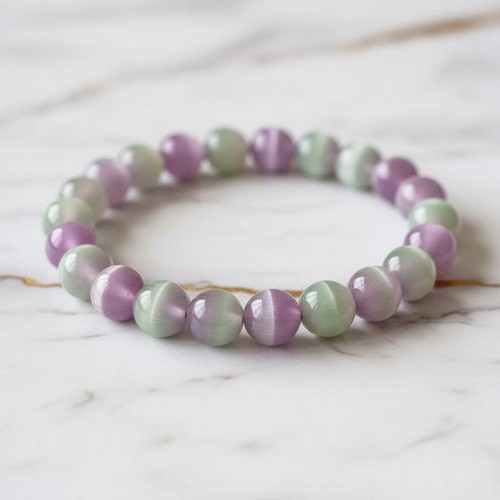 Katzenauge kugelarmband - katzenauge,