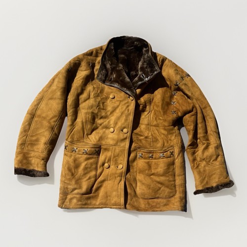 Vintage shearling jacke - vintage,