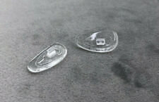 3 Paar Nasenpads / Brillenpads 19mm Nierenform - Silikon Klicksystem 